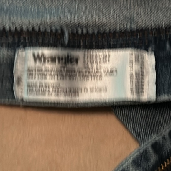 WRANGLER 47 REGULAR FIT ADVANCED COMFORT LEATHER TAG MENS SIZE 36x32 BLUE JEANS - Picture 7 of 9